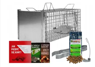 ŻYWOŁAPKA PASCE NA KUNY, LÍŠKY, MAČKY, BOBRY 80X34X34