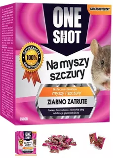 JEDEN VÝSTREL OTRÁVENÁ JEDOM, ZRNO, POTKANOV, MYŠÍ, 15 KG