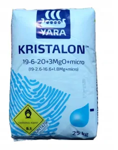 Hnojivo Yara Kristalon Modrá 25 KG 19-6-20