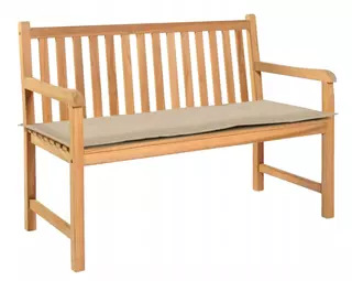 Vankúše  - Vankúš na záhradnú lavicu 150x50x3 cm BÉŽOVÝ VYPR