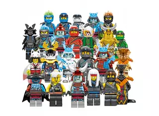 24 figúrok ninja + karta Lego Ninjago