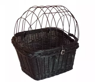 Prútený košík na bicykel - na prepravu psov, mačiek DO 15 KG