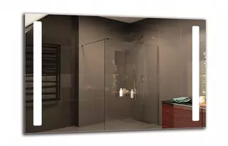 Kúpeľňové zrkadlo LED 120x80 cm zimné