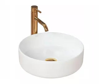 Okrúhle umývadlo REA BIELE 36x36