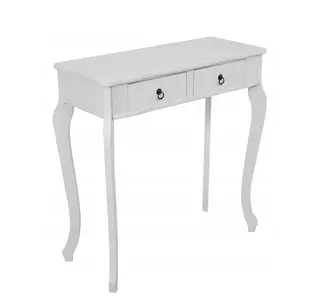 Konzolový stolík BIELY GLAMOUR štýl 79x77x33 cm