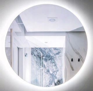 Okrúhle LED zrkadlo 100 cm - studená farba