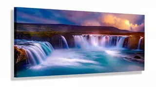 Obraz LED podsvietenie 120x50 WATERFALL LAMP