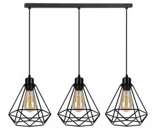 Závesné stropné svietidlo v štýle LOFT RENO 3x E27