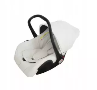 Autosedačka - vajíčko BIELA, 0-4 roky, do 12 kg