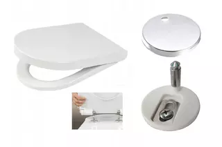 WC doska - jemné zatváranie BIELA VYPR