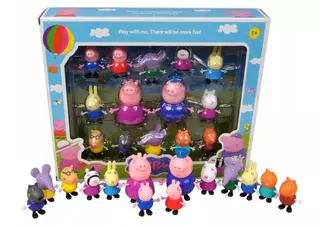 Figúrky Peppa Pig SET 14 ks Pepa Family