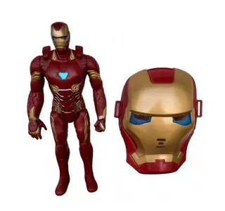 IRON MAN figúrka LED + maska AVENGERS