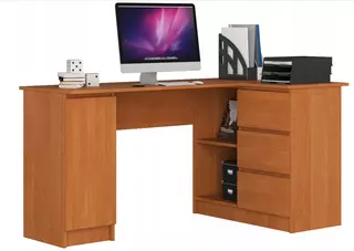 Rohový stôl B20 pravý 155x85x76 cm JELŠA VYPR