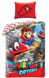 Detské bavlnené obliečky MARIO BROS VYPR
