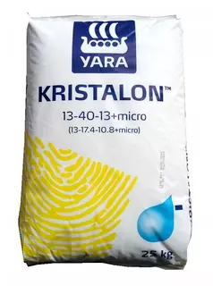 Žlté hnojivo KRISTALON NPK 13-40-13 YARA 25 kg
