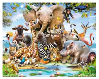 Fototapeta 3D Zoo SAFARI Zvieratá VYPR