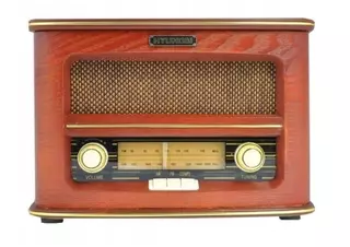 Rádio HYUNDAI s CD RC-606 drevené RETRO