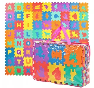 Penové puzzle farebné 72 dielikov VYPR