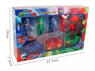 Sada figúrok PJ Masks s doplnkami a autami VYPR
