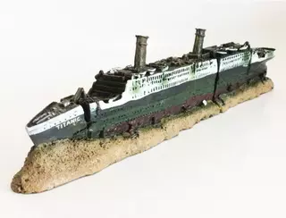 Dekorácia lode AQUARIUM vrak TITANIC VYPR