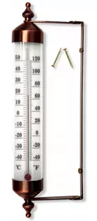 Kovový okenný teplomer 26,5 cm RETRO