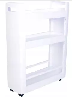 Skrinka na kolieskach 79x60x22 cm BIELA