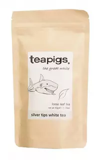 Teapigs sypaný čaj 50 g BIELY