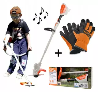 Detská kosačka na trávu STIHL FS+bezpečnostné rukavice STIHL