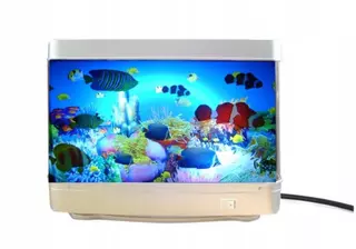 Nočná lampa AKVÁRIUM RISF DOLPHINS