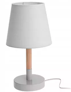 Stojaca lampa s bielym tienidlom škandinávska 30 cm VYPR