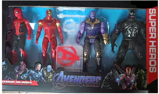 Sada 4 figúrok AVENGERS LED+príslušenstvo 200200003 VYPR