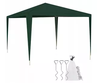 Záhradný pavilón/altánok 3x3x2,5 m ZELENÝ VYPR