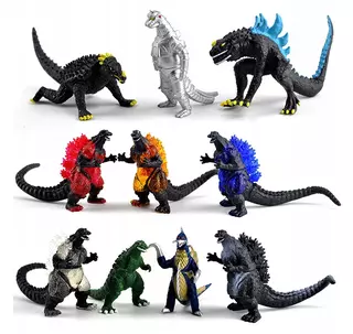 Godzilla 6 cm akčný model z PVC 10 ks