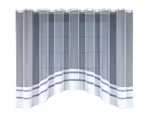 Klasický záves žakárový 140x400 cm BIELA VYPR