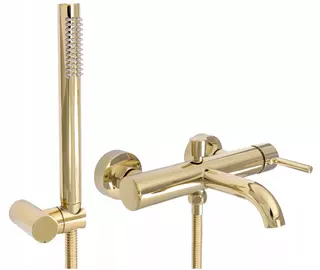 Vaňový a sprchový faucet Rea Lungo REA-B6635 ZLATÁ