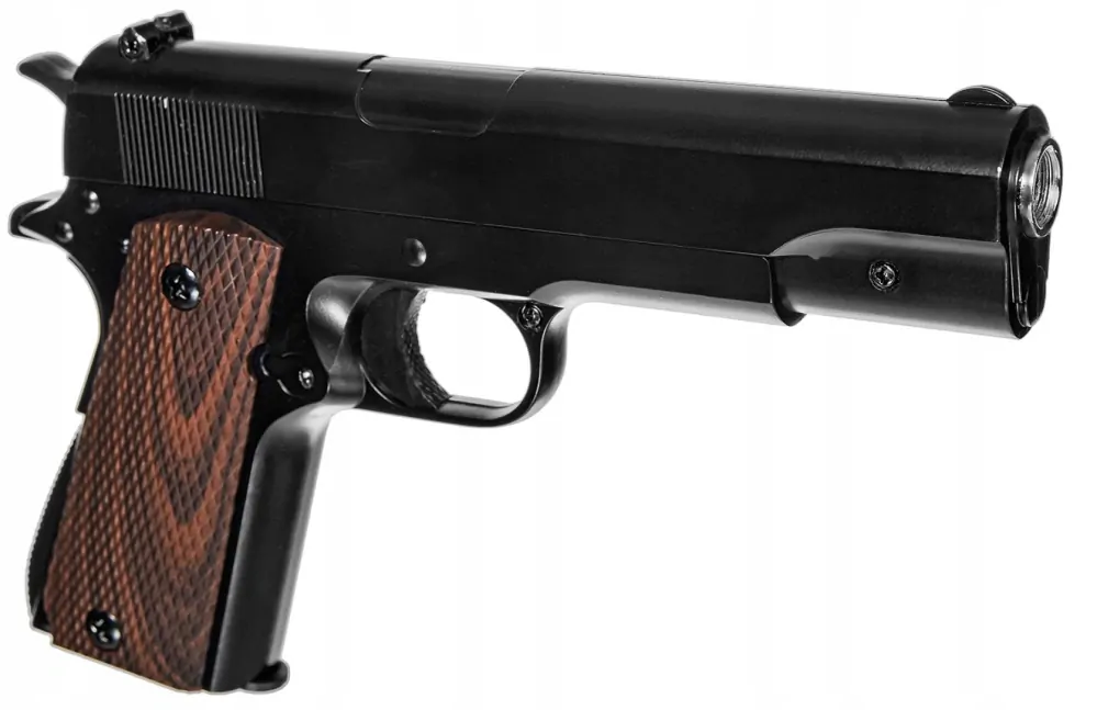 Replika pištole M1911+Granát 800 ks BB guličiek VYPR