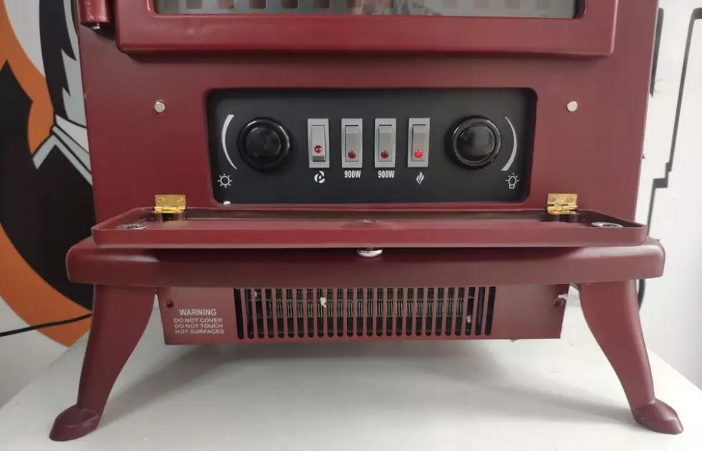 Elektický krb - Voľne stojaci elektrický krb RETRO 1800 W