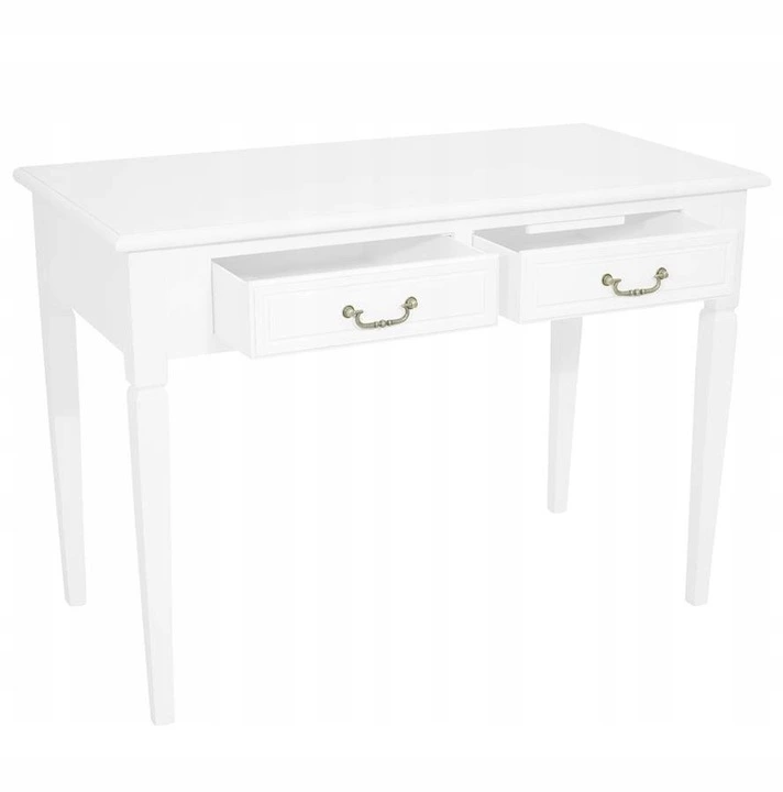 Stolik so zásuvkami White Vintage RETRO