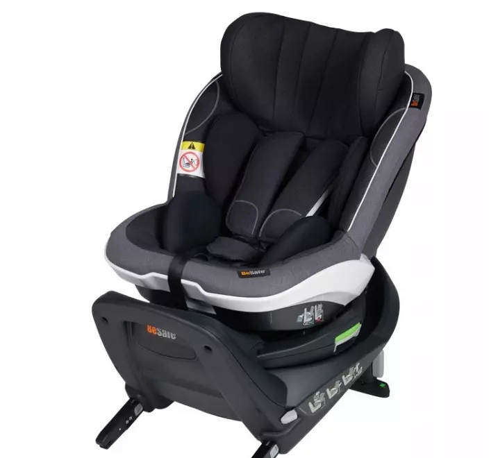 Otočná detská autosedačka BESAFE IZI TWIST I-SIZE ZELENÁ 09 VYPR
