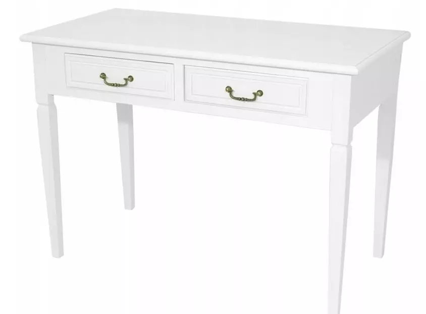 Stolik so zásuvkami White Vintage RETRO
