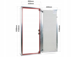 Revízne dvierka - Skryté kontrolné dvere Invisible ETP 50x 120