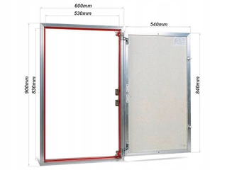 Revízne dvierka - Bočné revízny dvere Invisible ETP 60 x 90