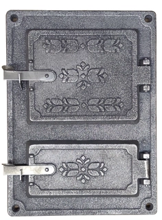 Liatina dverí fajčenie pec pec 37x27cm