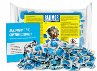 Silná jedovatá pasta myši a potkany Ratimor 3 kg