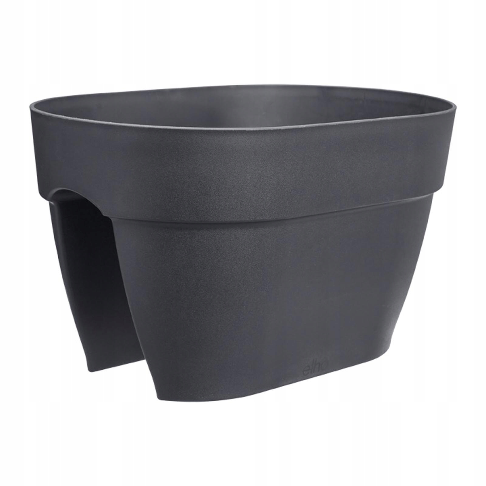 Kvetináč Elho 39 cm x 26 x 22 cm, grafitový plast