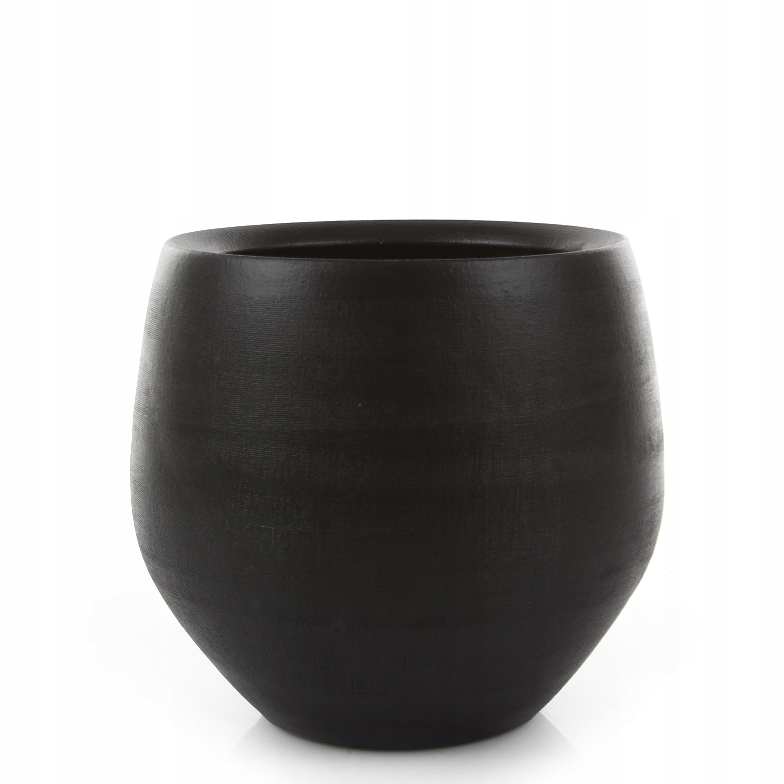 Edelman kvetináč 26 cm x 26 x 23 cm priemer 26 cm keramika čierna