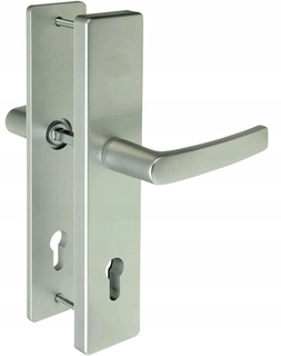 Kľučky na dvere - LOB Centaur 2 Silver Anti -Babber Ruck. 90 mm striebro