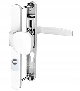 Kľučky na dvere - Victorova rukoväť rukoväte 92 mm biely anti -burglar