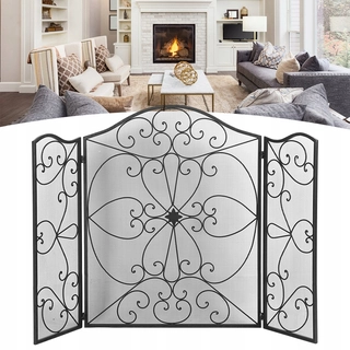 Flame Retro Kované Vzorka S Flower Iron Screen