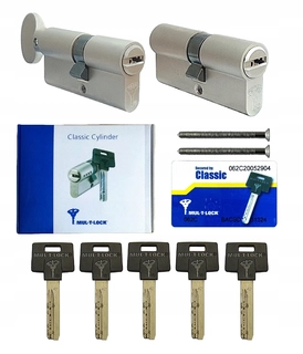 Zámok na dvere -  Sada vložiek MUL-T-Lock Classic BW 35/50+35/50G